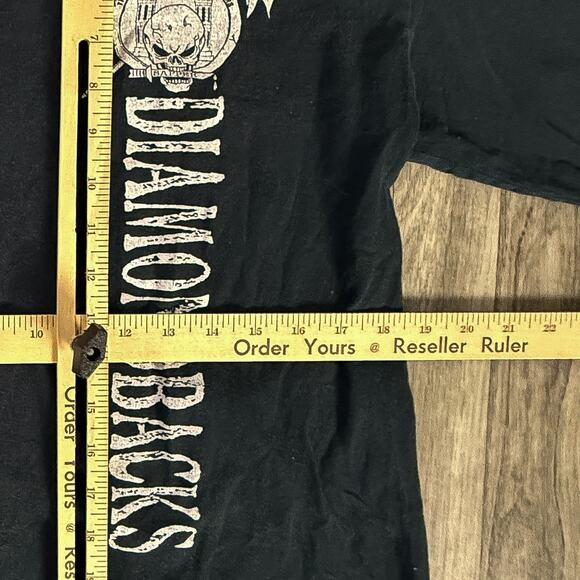 US Army Sapper Engineers Diamondbacks Skull Snake Graphic LS Tee Black M Gildan - Picture 7 of 8